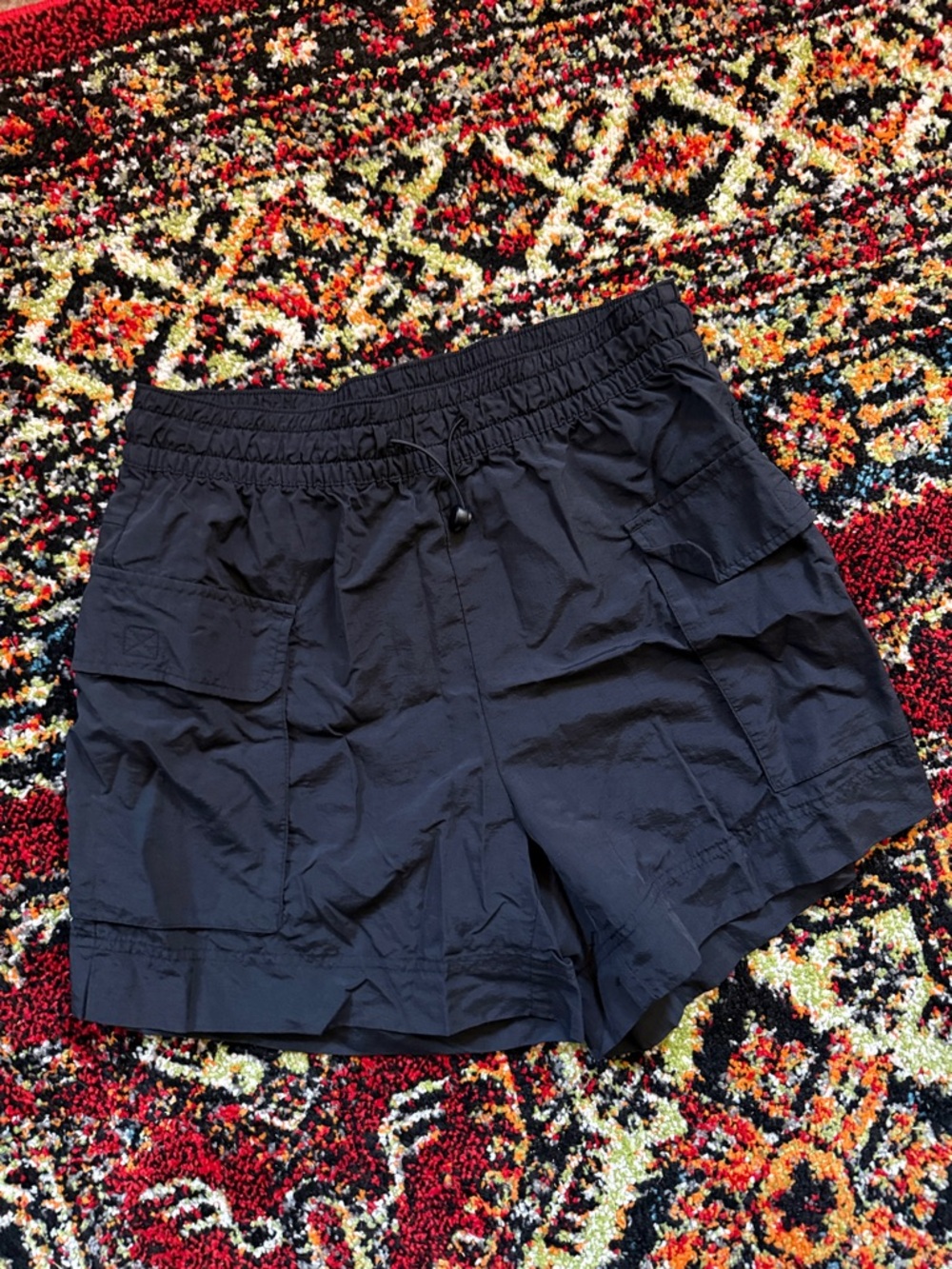 Old Navy Black Cargo Drawstring Women's Shorts